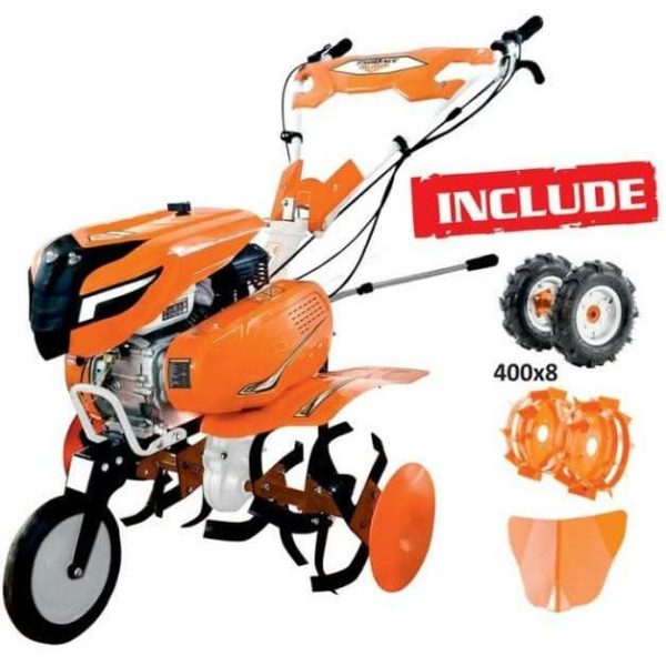 Motosapa Ruris 7500Acc4, Roti Cauciuc 4.00-8, Plug, Adaptor, Roti Metalice 350, Fara Manicot, Set Contragreutati 10Kg
