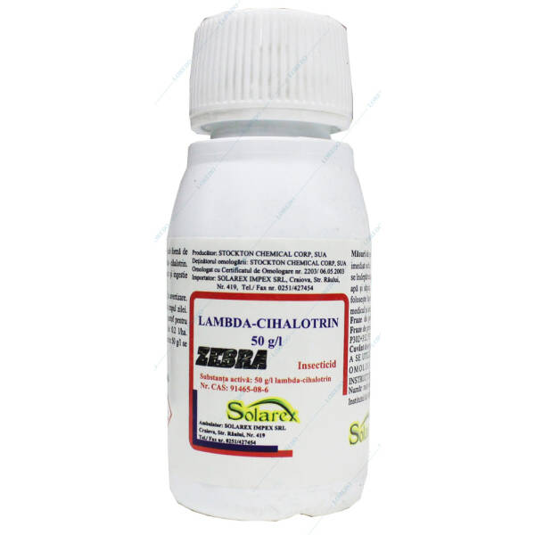 3288001_thb_1_471_2935_zebra-100ml.jpg Zebra 100 ml, insecticid de contact, Globachem, grau (plosnita cerealelor), cartof (gandacul de Colorado), mar (viermele merelor)