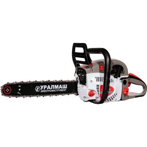 Drujba UralMash 3.5CP, 58cc, benzina, 2 lame + 2 lanturi, lama 40cm, 8000 rpm