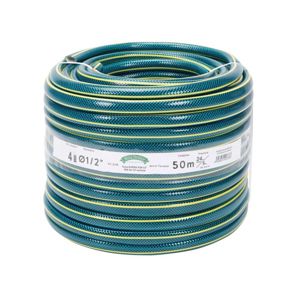 Furtun Pentru Apa Bluebos Plus 1/2", 50M, 4 Straturi, Clasa 3 Rezistenta