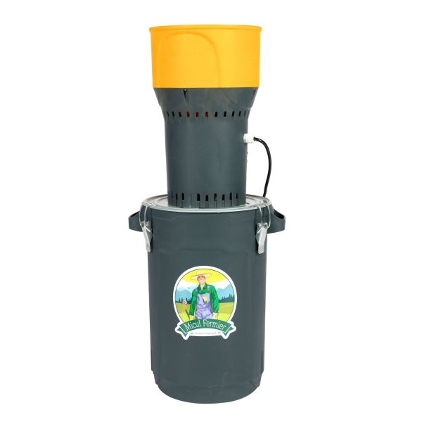 Moara electrica Micul Fermier 1000W/19000 rpm cu galeata plastic 25L