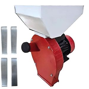 Moara electrica Elefant®, 3.9 kw 3000 rpm motor 100% cupru, 250 kg/ora, cuva mare, 20 de ciocanele pentru cereale si stiuleti