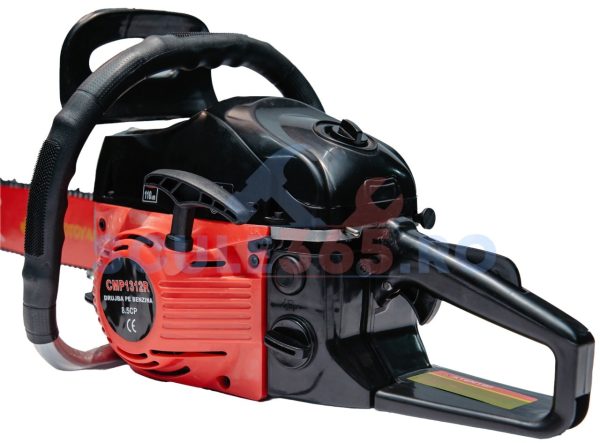 *Mega Pachet* 8.5cp Drujba benzina + 2 lanturi + 2 lame + ulei ungere lant 1L + ulei amestec 0.5L + 2 bujii + accesorii MOTOYAMA JAPAN