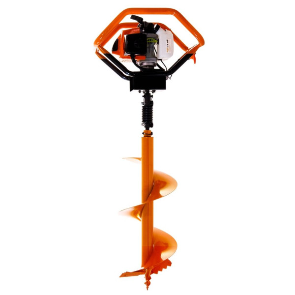 Motoburghiu RURIS TT14 cu 3 Burghie 1x150, 1x200, 1x250 mm
