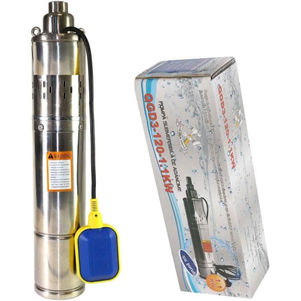 Pompa Submersibila Luk Tech Qgd3, Cu Flotor, 1.1Kw, Debit 3M3H, H.Refulare 105M