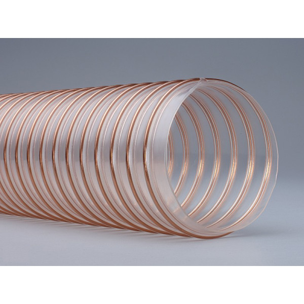 Furtun-PU_P7OLPUAE-600x600_0.jpg Furtun exhaustor, PU FLEXADUX, 1.0mm, 100mm, pentru granule, cereale, ingrasamant, granule, rumegus