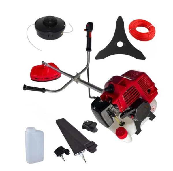 *MEGA* Motocoasa 7.5cp motor benzina 2T timpi, 9000rpm, accesorii incluse, Easy Start, PROFESIONAL POLAND X5600