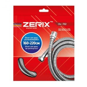 Furtun pentru dus Mixxus Zx0113 Zerix 160-220 cm Chrome